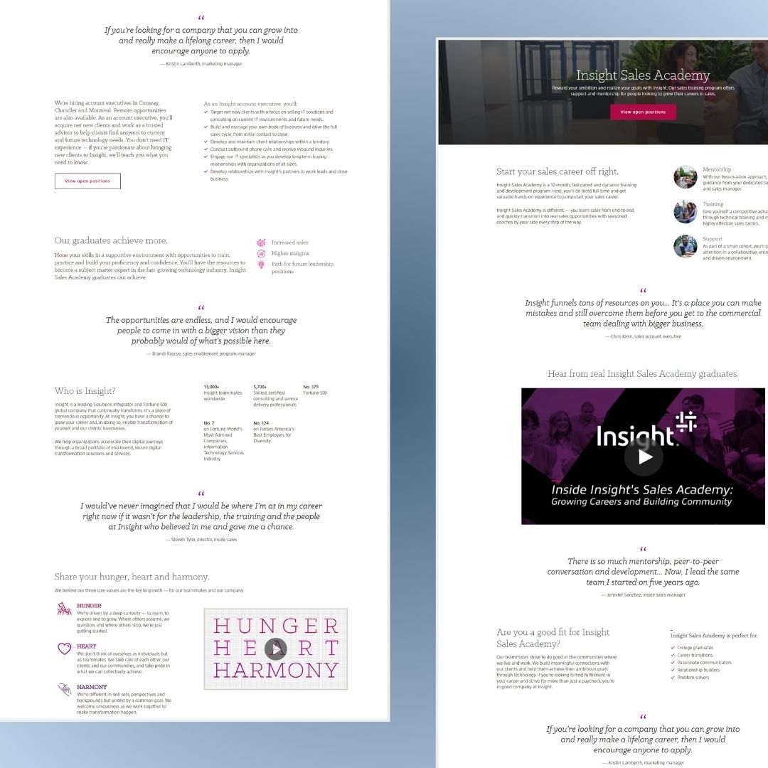 Insight Careers Sales Academy