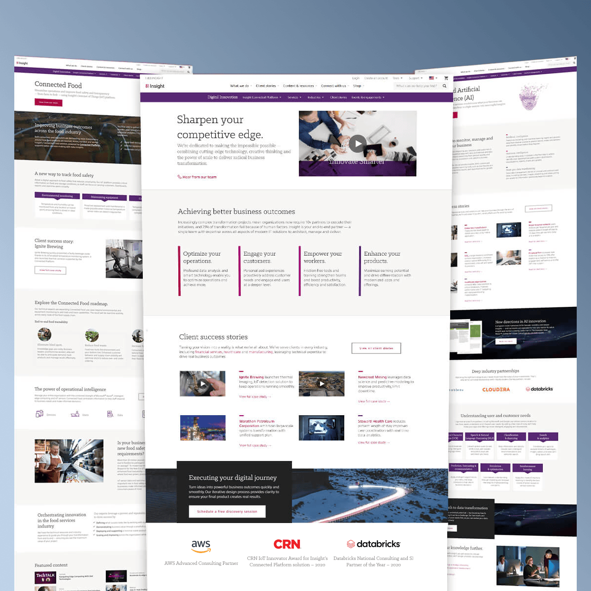 Insight Digital Innovation Microsite Design
